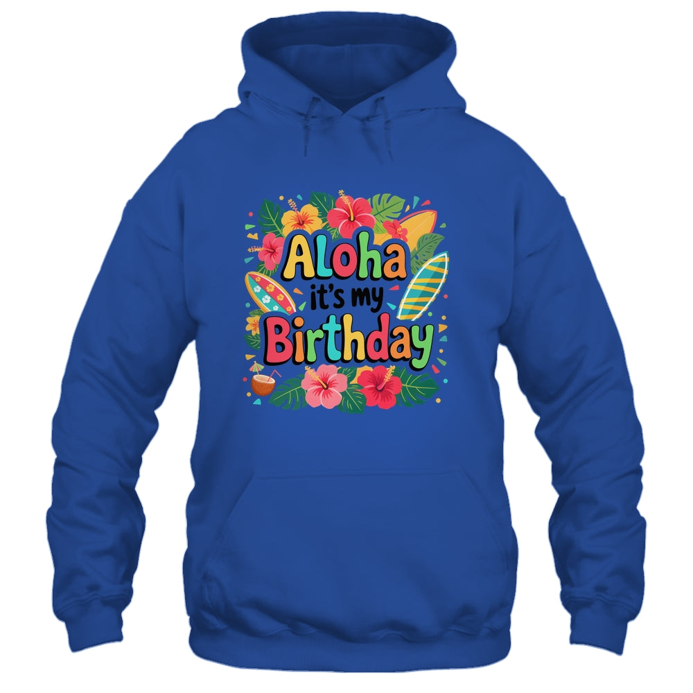 Aloha Its My Birthday Happy Hawaiian Birthday Party Family Shirt & Tank Top | siriusteestore