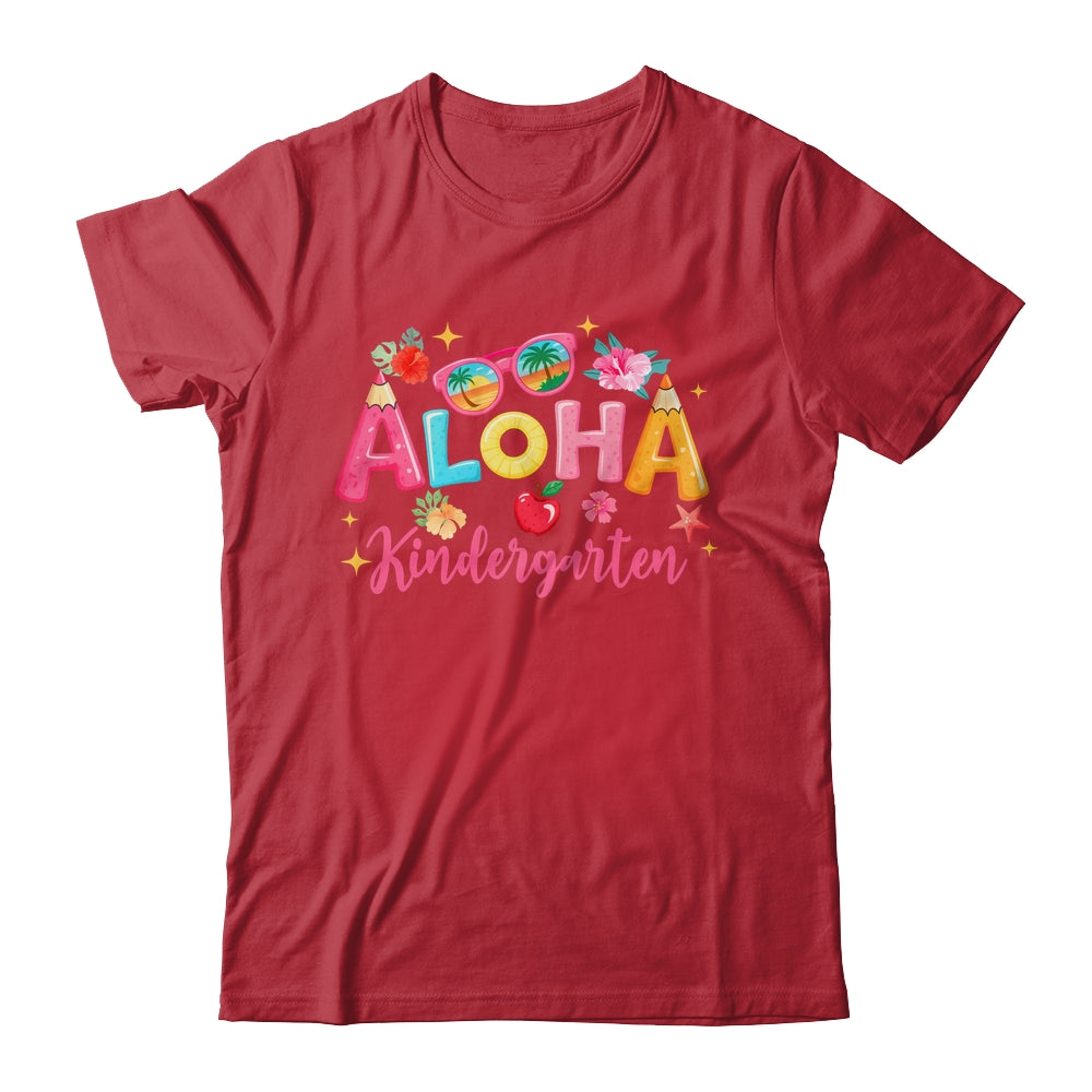 Aloha Kindergarten Summer Vacation Beach Teacher School Shirt & Hoodie | siriusteestore