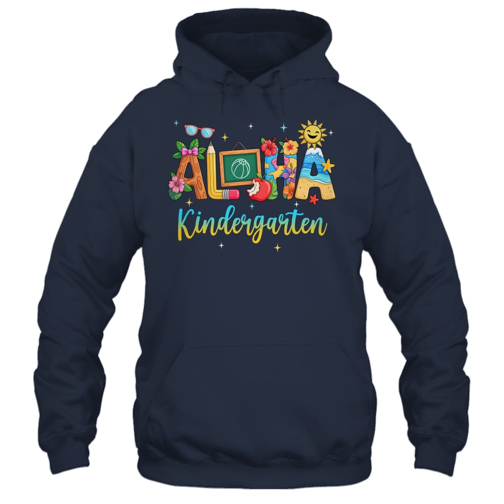 Aloha Kindergarten Teacher Life Summer Vacation School Beach Shirt & Tank Top | siriusteestore