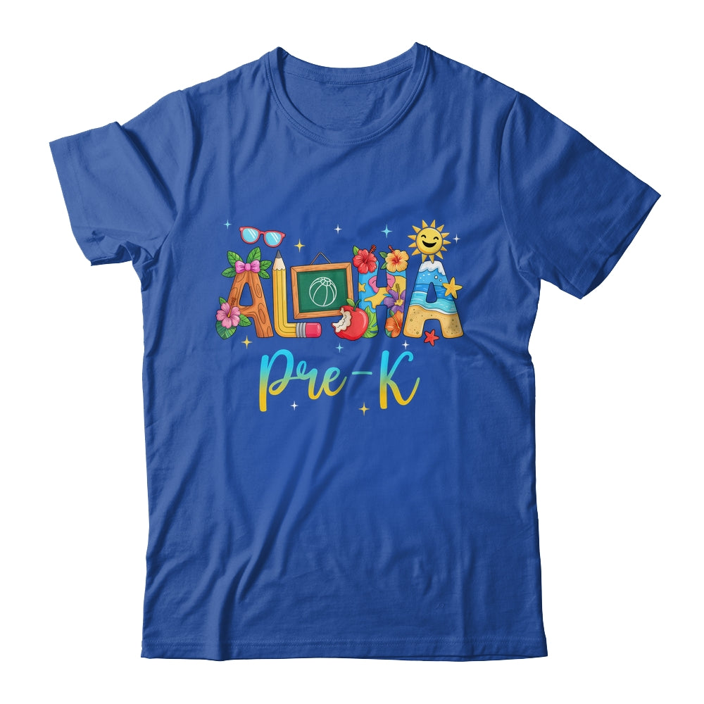 Aloha PreSchool Beach Teacher Life Summer Vacation School Beach Shirt & Tank Top | siriusteestore