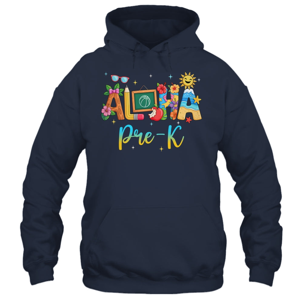 Aloha PreSchool Beach Teacher Life Summer Vacation School Beach Shirt & Tank Top | siriusteestore