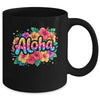 Aloha Tropical Flowers Summer Vacation Hawaii Beach 2025 Mug | siriusteestore