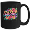 Aloha Tropical Flowers Summer Vacation Hawaii Beach 2025 Mug | siriusteestore