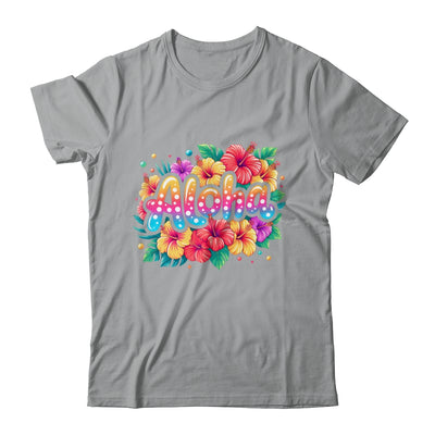 Aloha Tropical Flowers Summer Vacation Hawaii Beach 2025 Shirt & Tank Top | siriusteestore