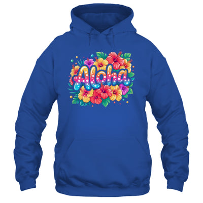 Aloha Tropical Flowers Summer Vacation Hawaii Beach 2025 Shirt & Tank Top | siriusteestore