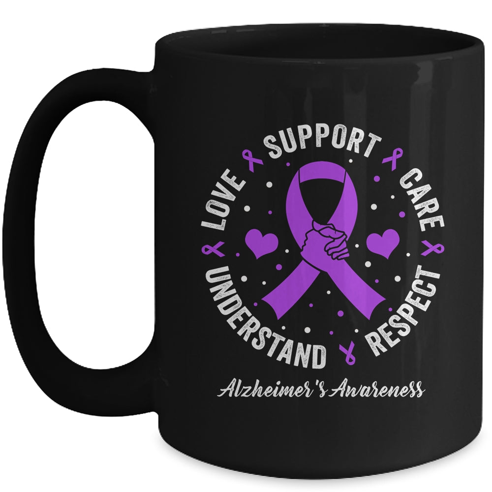 Alzheimer's Awareness  ALZ Love Support Alzheimer's Mug | siriusteestore