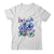Alzheimer's Awareness Purple Floral Pansy Dementia Butterfly Shirt & Tank Top | siriusteestore