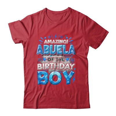 Amazing Abuela Of The Birthday Boy Matching Family Party Shirt & Hoodie | siriusteestore