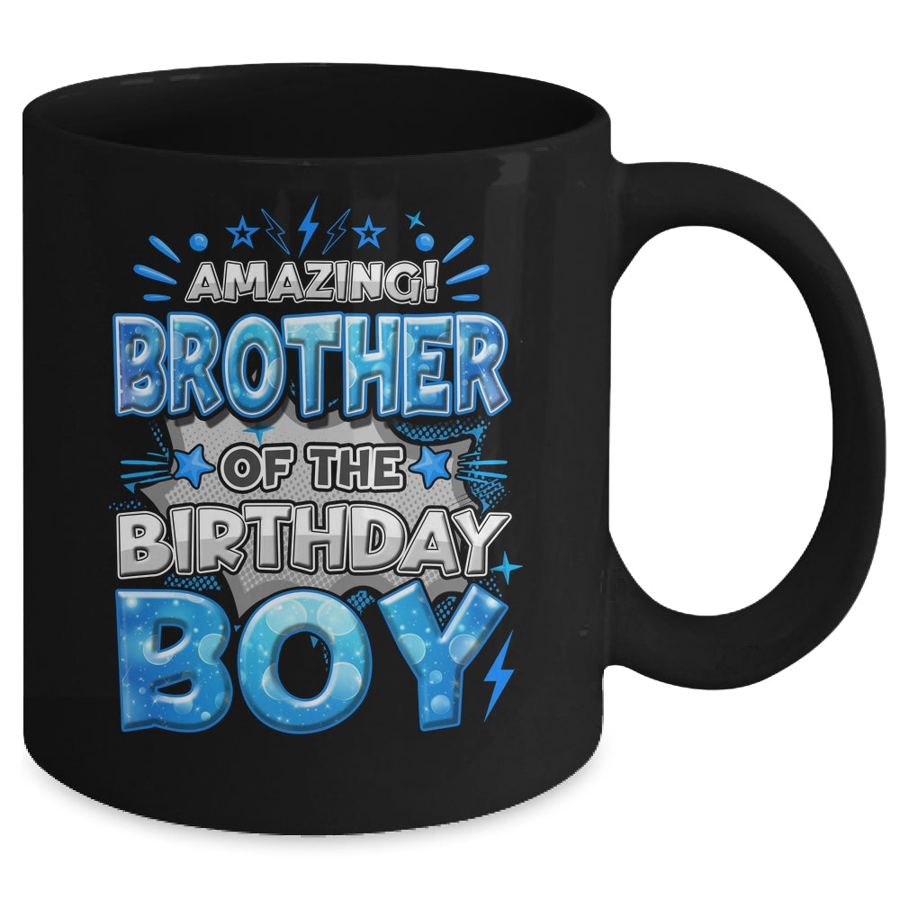 Amazing Brother Of The Birthday Boy Matching Family Party Mug | siriusteestore