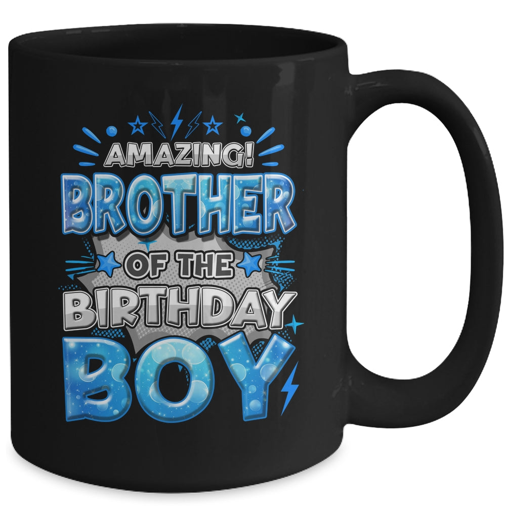 Amazing Brother Of The Birthday Boy Matching Family Party Mug | siriusteestore