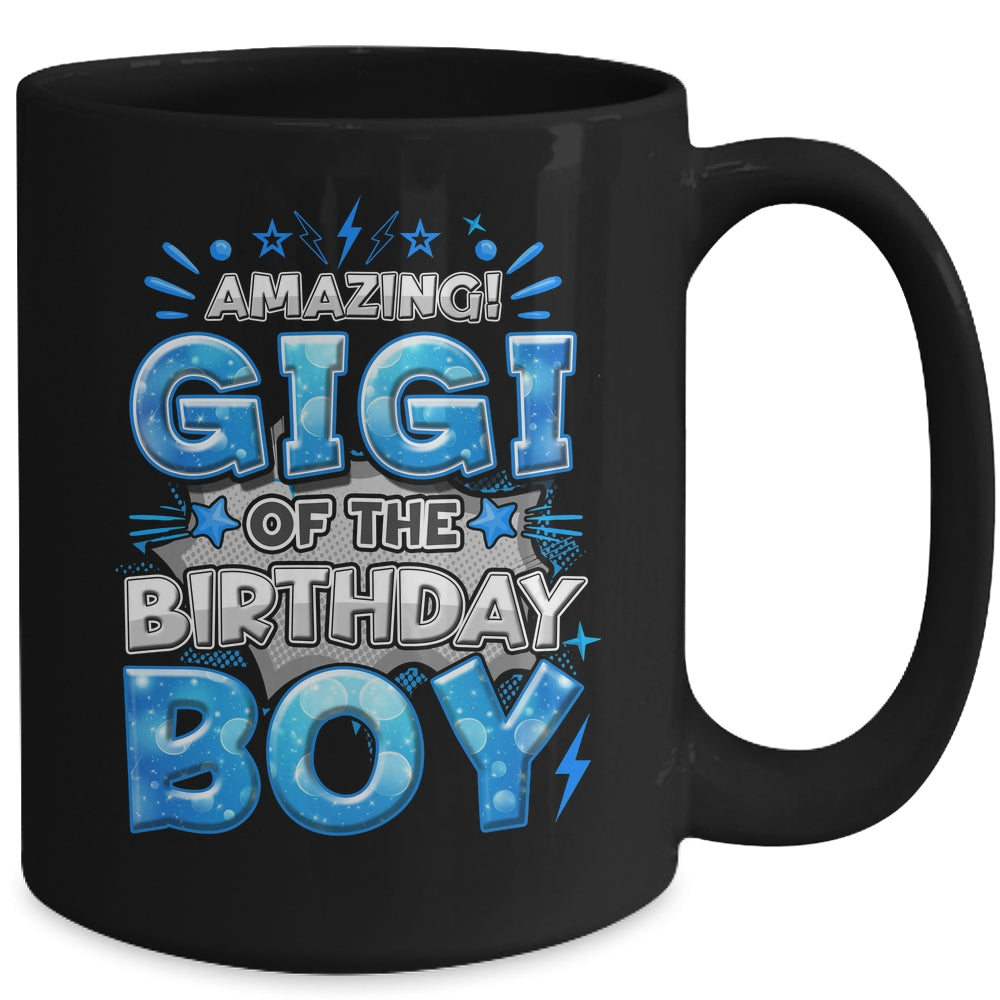Amazing Gigi Of The Birthday Boy Matching Family Party Mug | siriusteestore