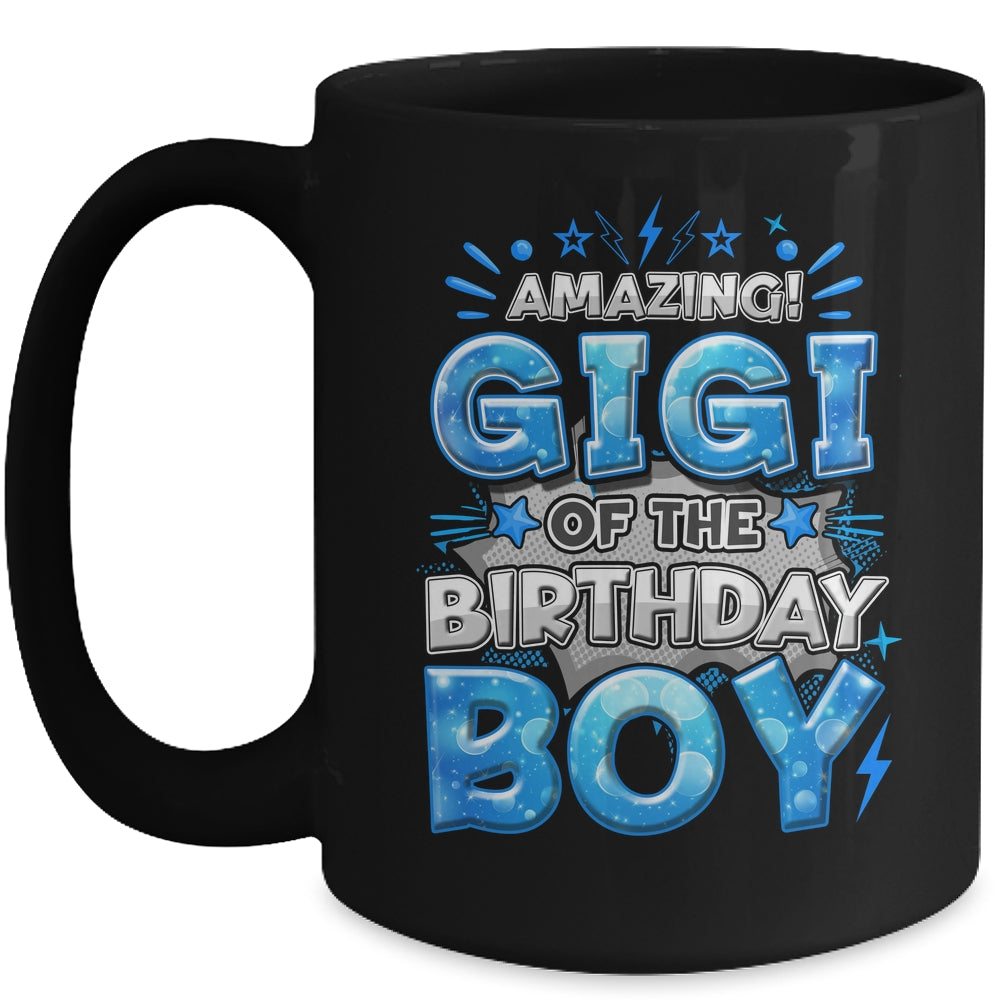 Amazing Gigi Of The Birthday Boy Matching Family Party Mug | siriusteestore