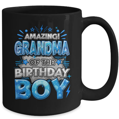 Amazing Grandma Of The Birthday Boy Matching Family Party Mug | siriusteestore