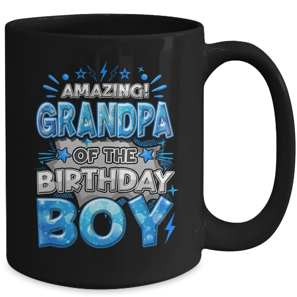 Amazing Grandpa Of The Birthday Boy Matching Family Party Mug | siriusteestore