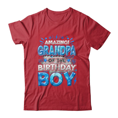 Amazing Grandpa Of The Birthday Boy Matching Family Party Shirt & Hoodie | siriusteestore