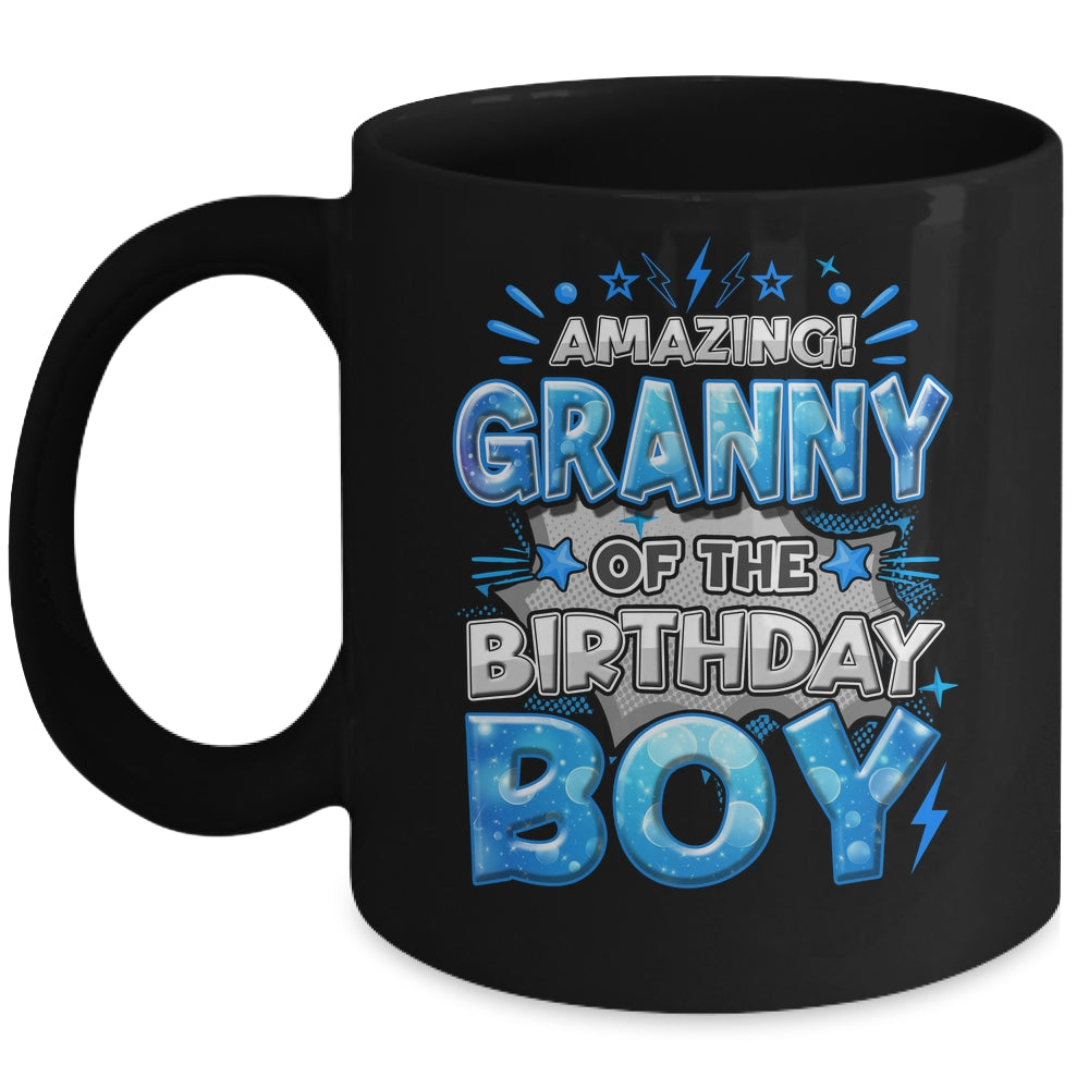 Amazing Granny Of The Birthday Boy Matching Family Party Mug | siriusteestore