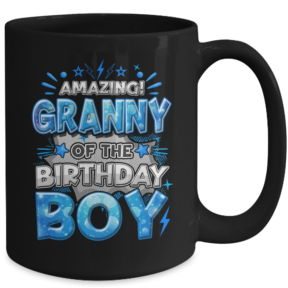 Amazing Granny Of The Birthday Boy Matching Family Party Mug | siriusteestore