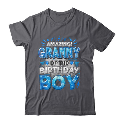 Amazing Granny Of The Birthday Boy Matching Family Party Shirt & Hoodie | siriusteestore