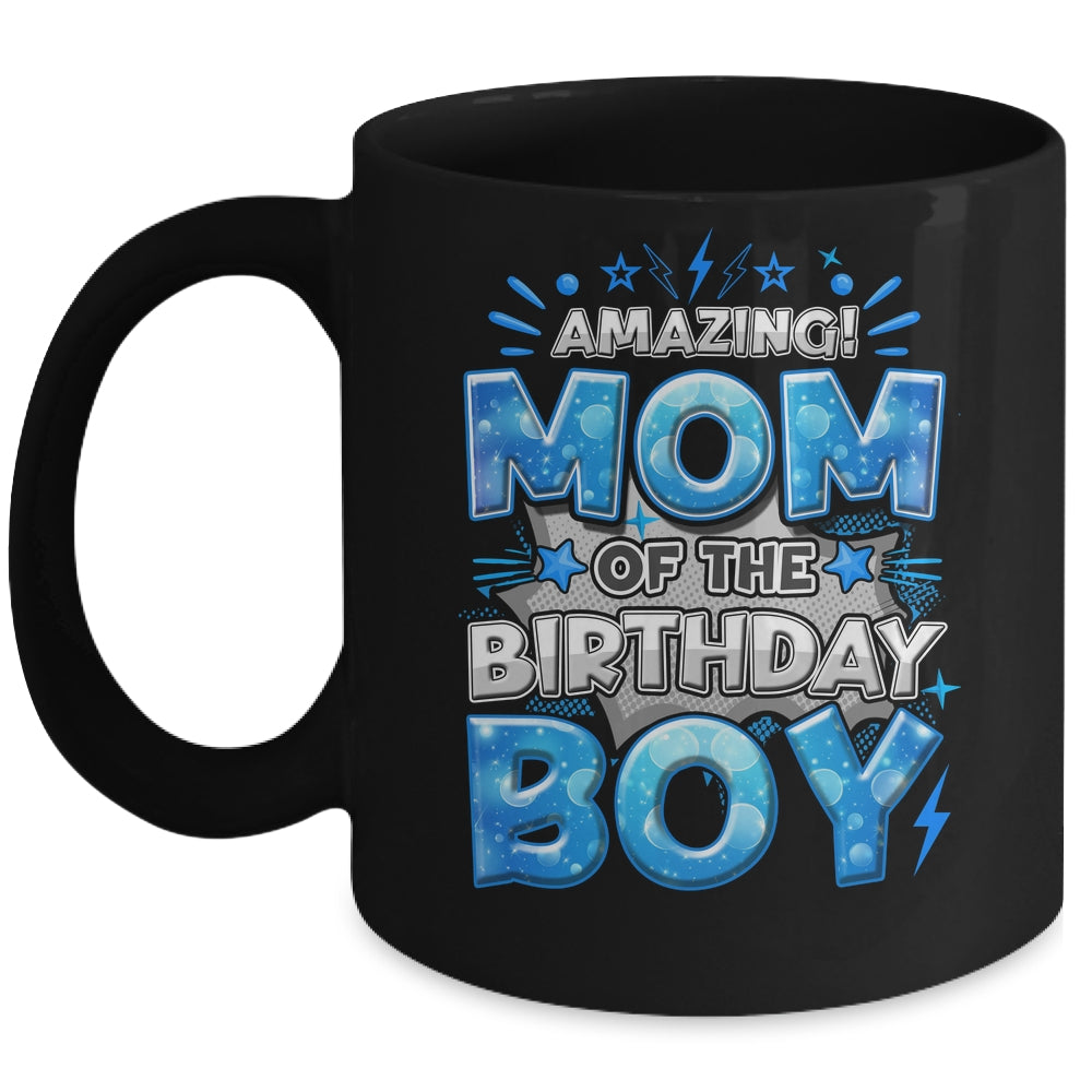 Amazing Mom Of The Birthday Boy Matching Family Party Mug | siriusteestore
