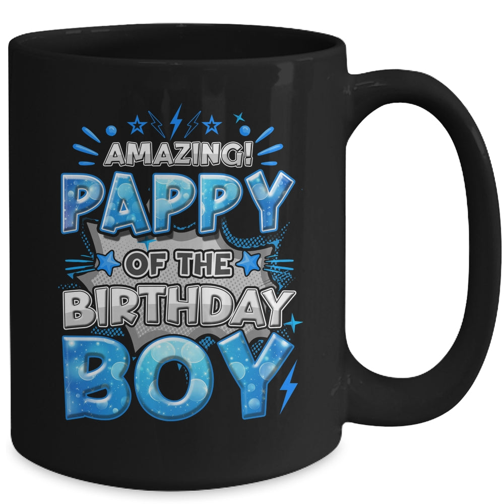 Amazing Pappy Of The Birthday Boy Matching Family Party Mug | siriusteestore