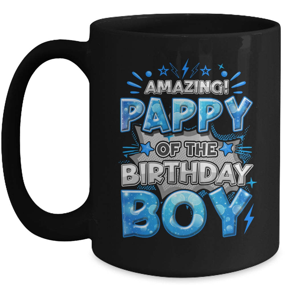 Amazing Pappy Of The Birthday Boy Matching Family Party Mug | siriusteestore