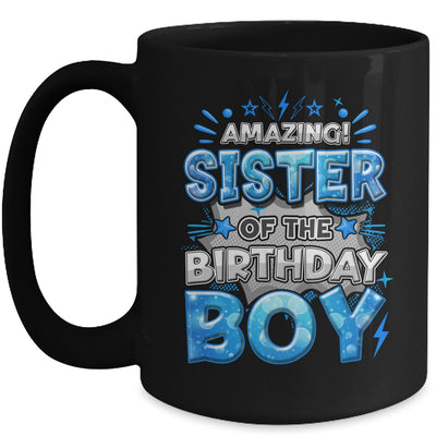 Amazing Sister Of The Birthday Boy Matching Family Party Mug | siriusteestore