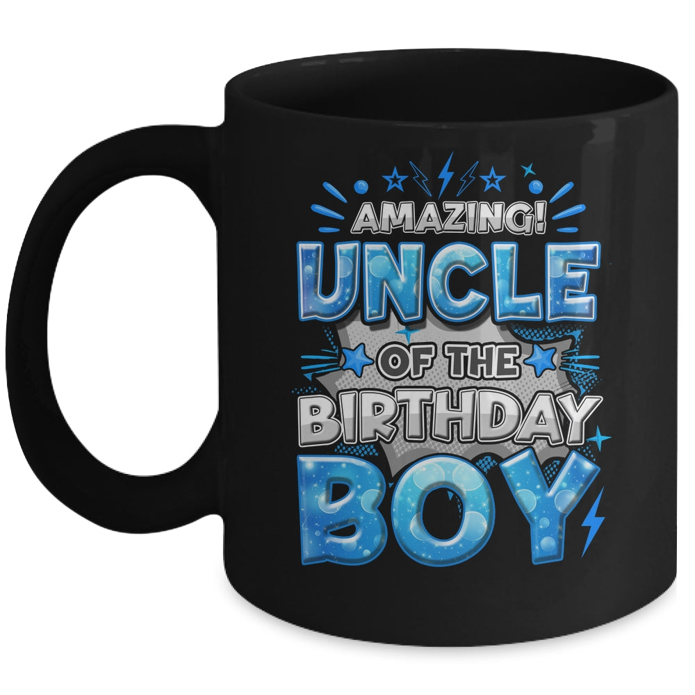 Amazing Uncle Of The Birthday Boy Matching Family Party Mug | siriusteestore
