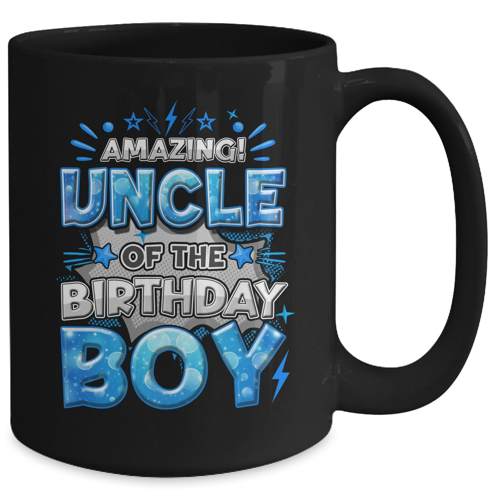 Amazing Uncle Of The Birthday Boy Matching Family Party Mug | siriusteestore