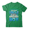 Amazing Uncle Of The Birthday Boy Matching Family Party Shirt & Hoodie | siriusteestore