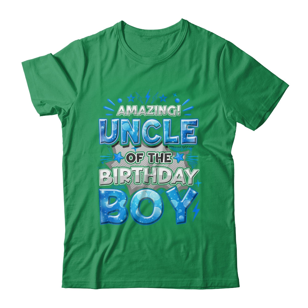 Amazing Uncle Of The Birthday Boy Matching Family Party Shirt & Hoodie | siriusteestore