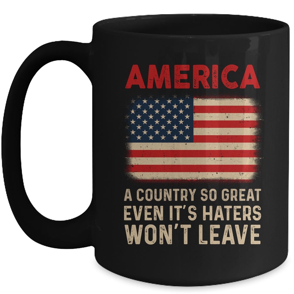 America A Country So Great USA US Flag Patriotic 4th Of July Mug | siriusteestore