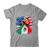 America Mexico Flag Vintage Mexican Roots American USA Shirt & Hoodie | siriusteestore