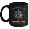 American By Birth Christian By Choice Dad By The Grace Mug | siriusteestore