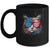 American Cat Sunglasses USA Flag 4th Of July Cat Graphic Mug | siriusteestore