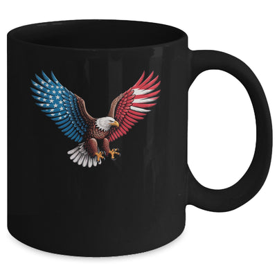 American Flag Bald Eagle Patriotic Eagle 4th Of July USA Mug | siriusteestore