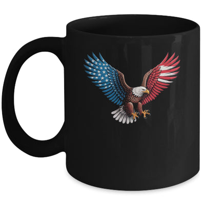 American Flag Bald Eagle Patriotic Eagle 4th Of July USA Mug | siriusteestore