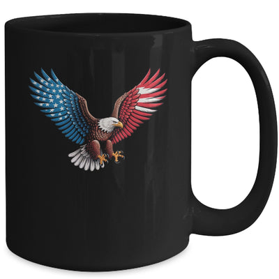 American Flag Bald Eagle Patriotic Eagle 4th Of July USA Mug | siriusteestore