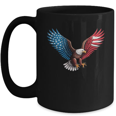 American Flag Bald Eagle Patriotic Eagle 4th Of July USA Mug | siriusteestore