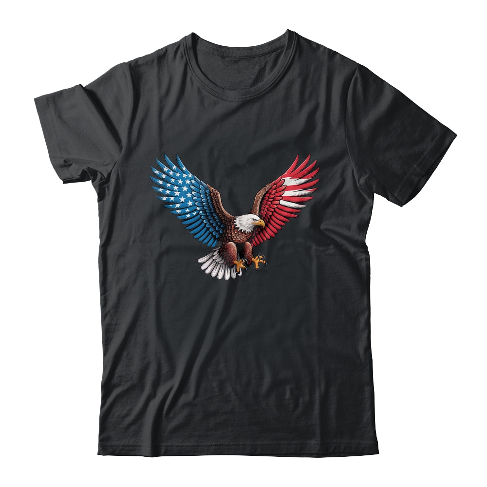 American Flag Bald Eagle Patriotic Eagle 4th Of July USA Shirt & Hoodie | siriusteestore