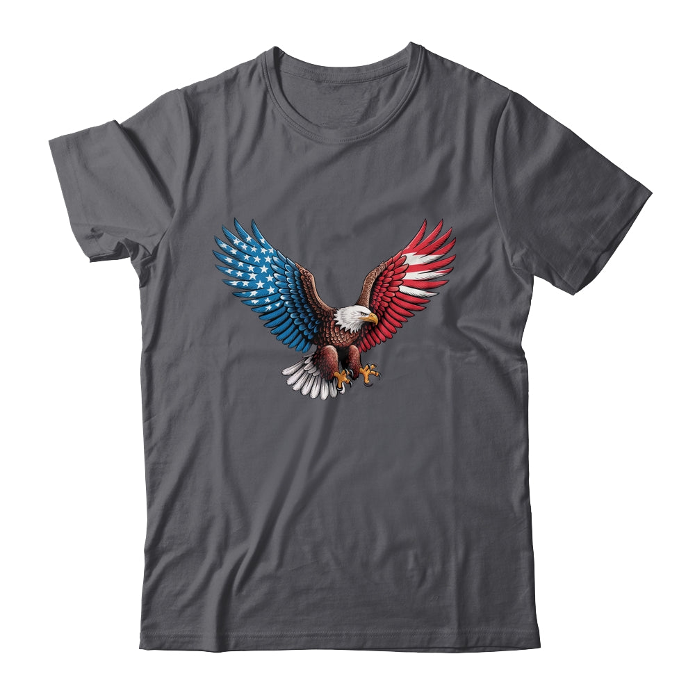 American Flag Bald Eagle Patriotic Eagle 4th Of July USA Shirt & Hoodie | siriusteestore
