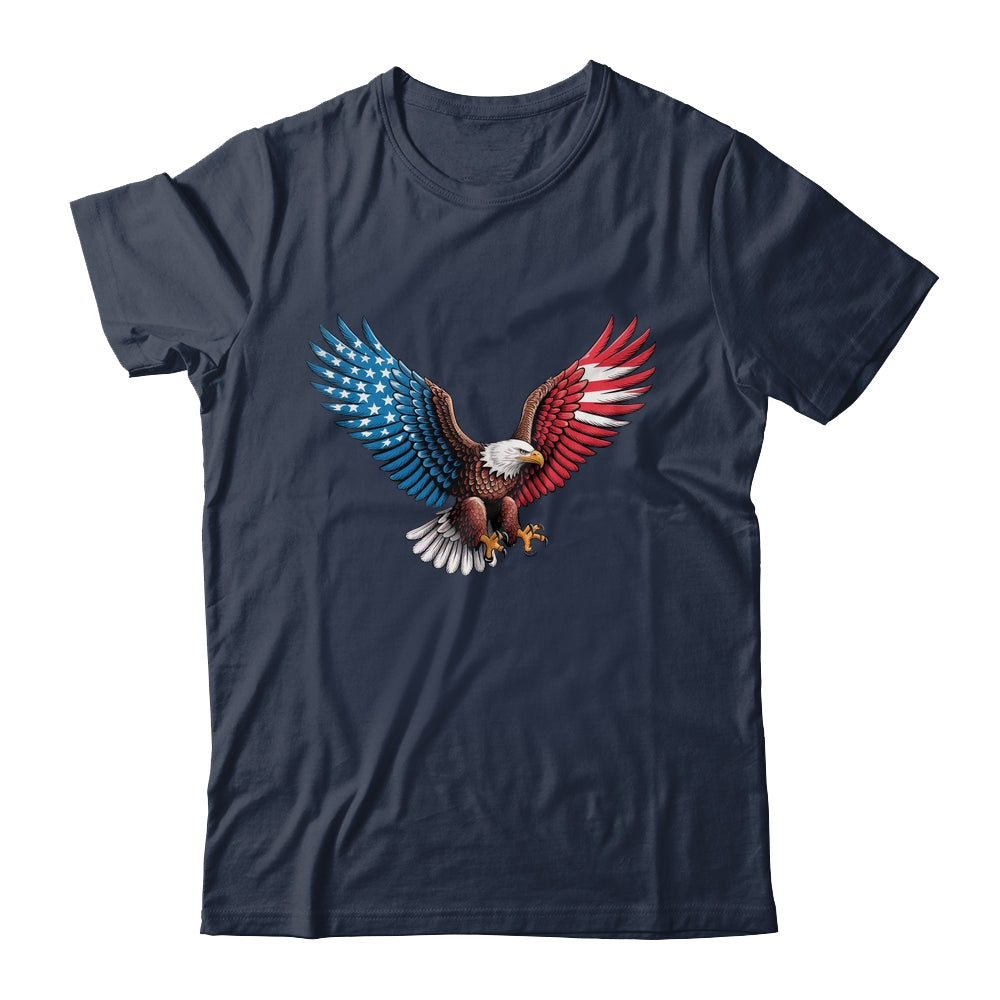 American Flag Bald Eagle Patriotic Eagle 4th Of July USA Shirt & Hoodie | siriusteestore