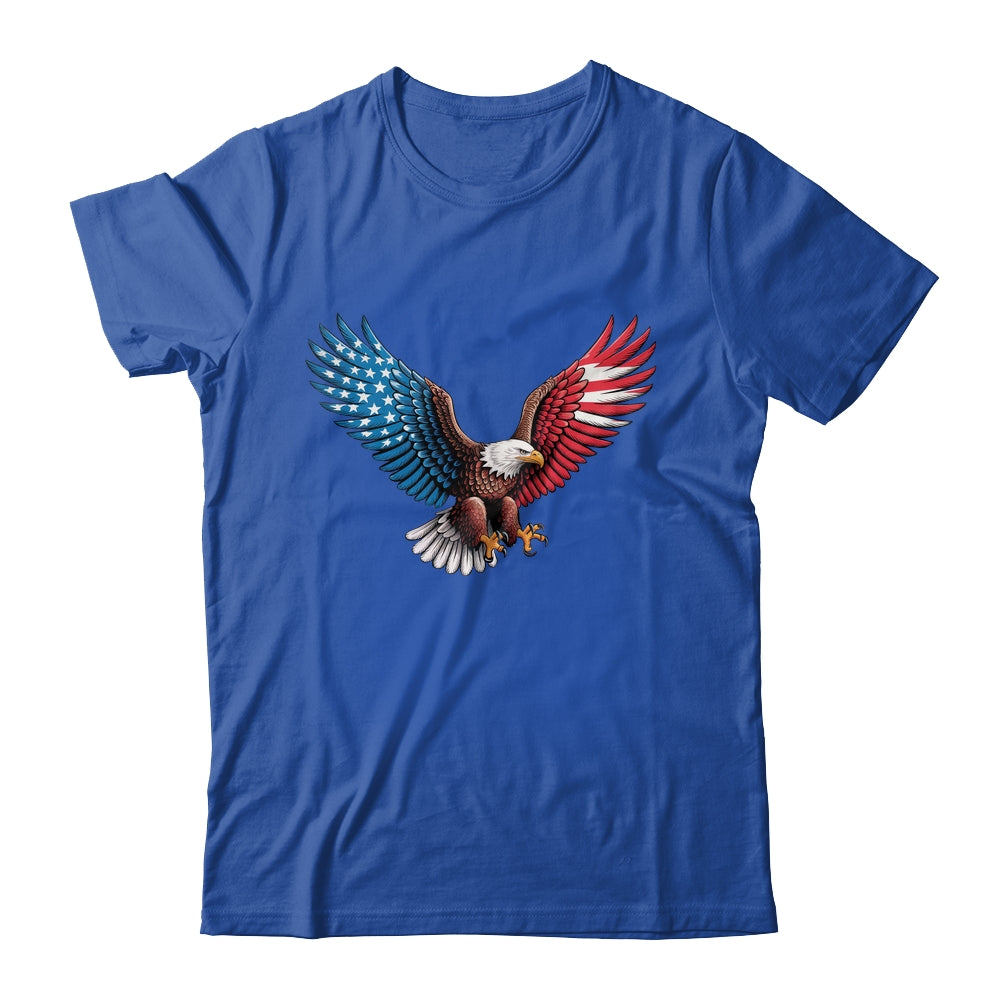 American Flag Bald Eagle Patriotic Eagle 4th Of July USA Shirt & Hoodie | siriusteestore