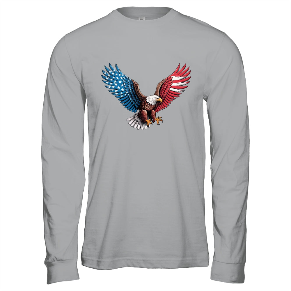 American Flag Bald Eagle Patriotic Eagle 4th Of July USA Shirt & Hoodie | siriusteestore