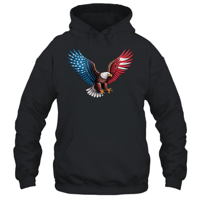 American Flag Bald Eagle Patriotic Eagle 4th Of July USA Shirt & Hoodie | siriusteestore