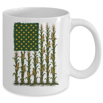 American Flag Corn Field Farmer Patriotic Men Women Workers Mug | siriusteestore