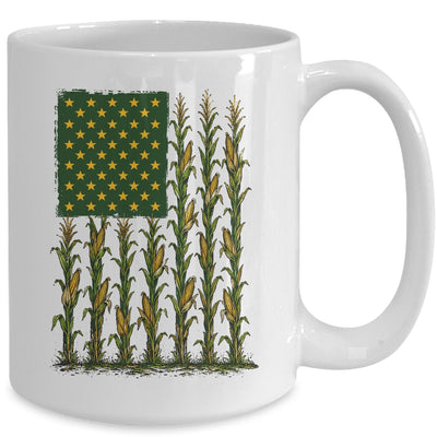 American Flag Corn Field Farmer Patriotic Men Women Workers Mug | siriusteestore
