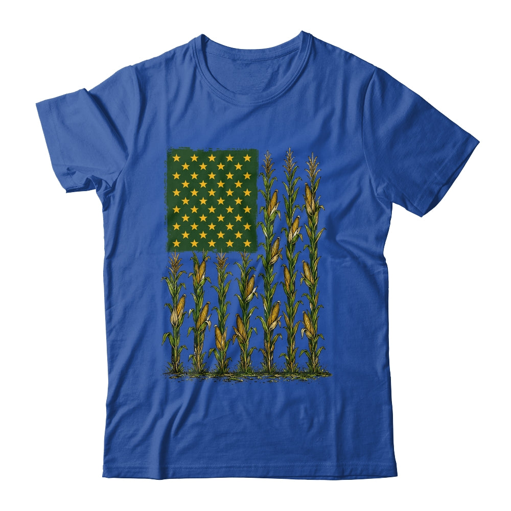 American Flag Corn Field Farmer Patriotic Men Women Workers Shirt & Hoodie | siriusteestore