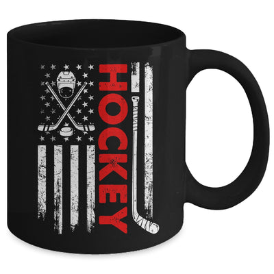 American Flag Hockey USA Patriotic Flag Mug | siriusteestore