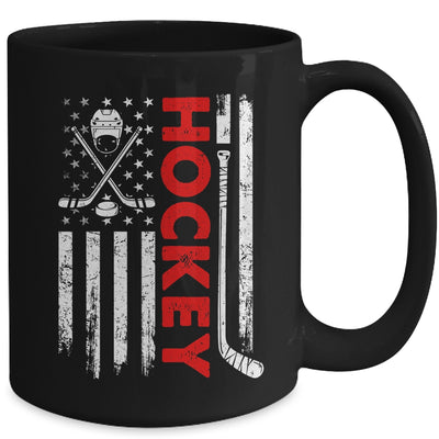 American Flag Hockey USA Patriotic Flag Mug | siriusteestore