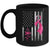 American Flag Pink Ribbon Breast Cancer Awareness Women Men Mug | siriusteestore